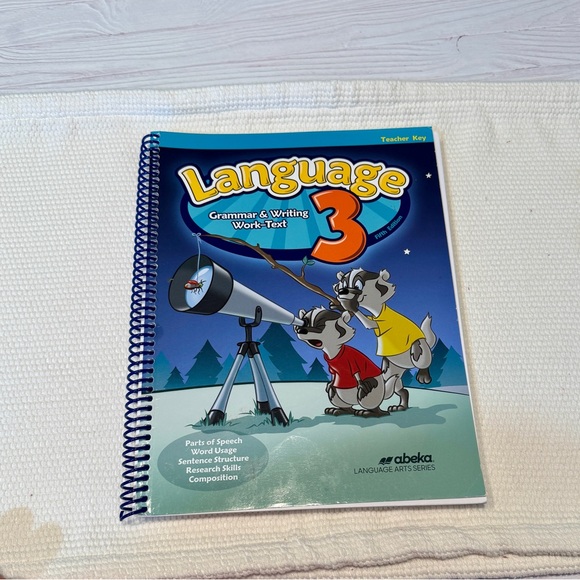 Other - Abeka Language Grade 3 Grammar & Writing Answer Key